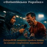 ДніпроНОК завершує прийом заявок на конкурс спортивних журналістів «Олімпійська Україна»